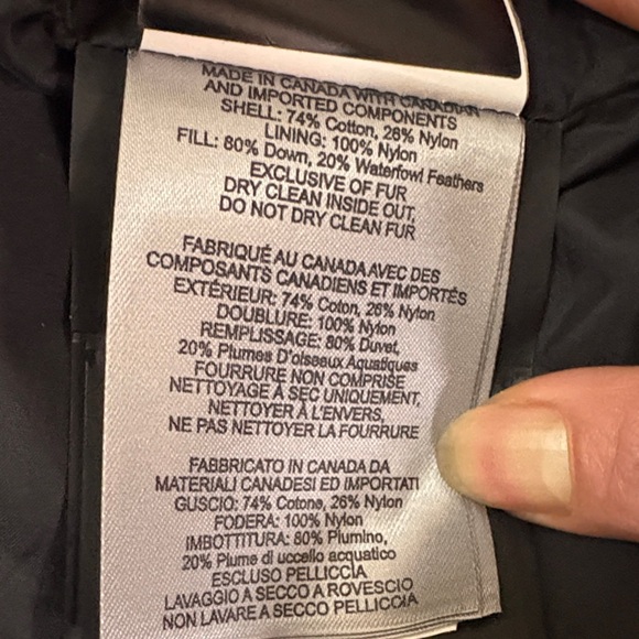 MOOSE KNUCKLES Original Shearling Men's Black Puffer Jacket with Fur Hood Size M - Picture 14 of 16